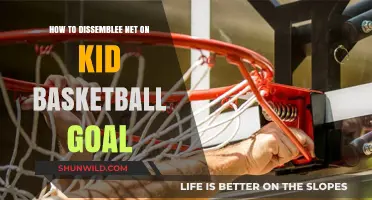 Dissembling the Net on Your Kid's Basketball Goal