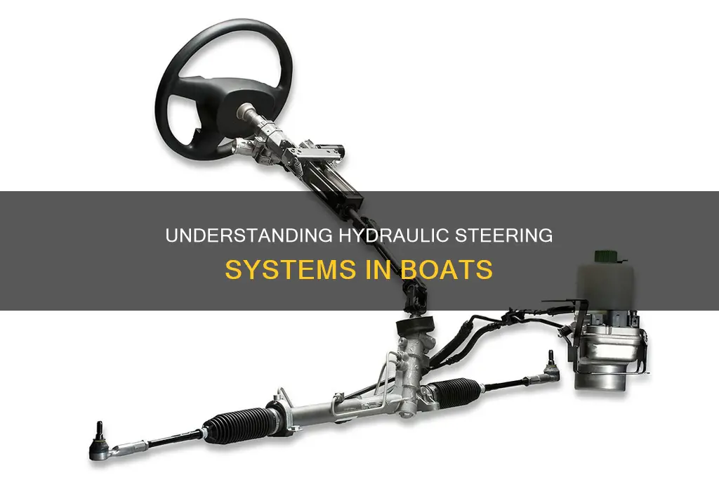 how to dix hydraulic steering work on a boat