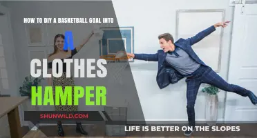 Transforming Basketball Goals: DIY Clothes Hamper Project