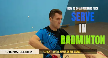 Mastering the Backhand Flick Serve in Badminton