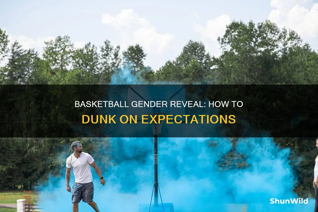 how to do a basketball gender reveal