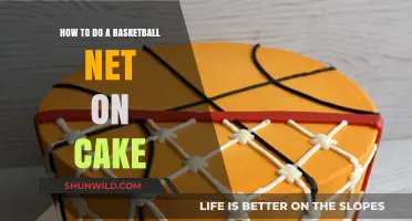 Creating a Basketball Net Cake Masterpiece