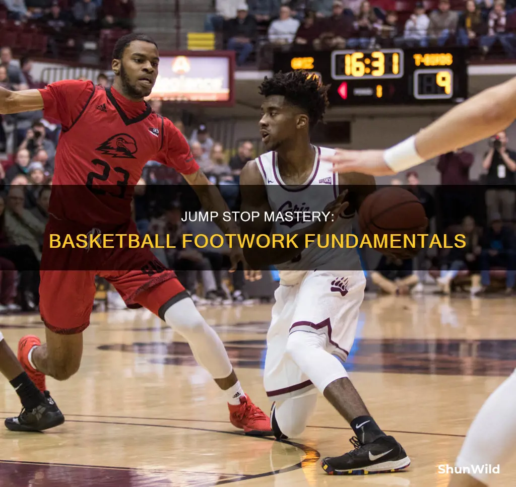 how to do a jump stop in basketball