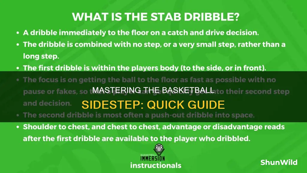 how to do a side step in basketball