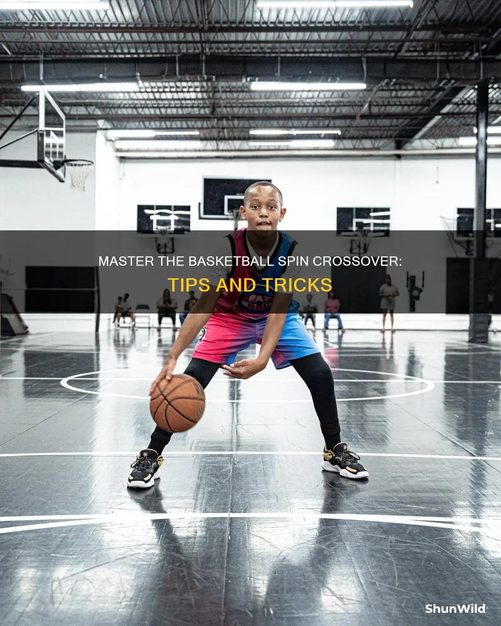 how to do a spin crossover in basketball