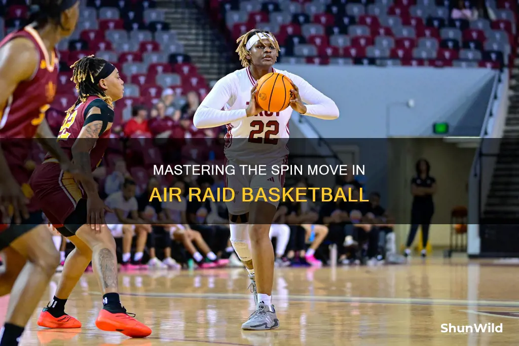 how to do a spin move in air raid basketball