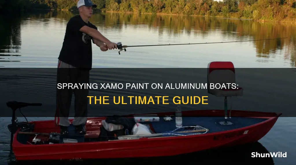 how to do a xamo paint on aluminum boat