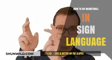 Sign Language for Basketball: A Guide