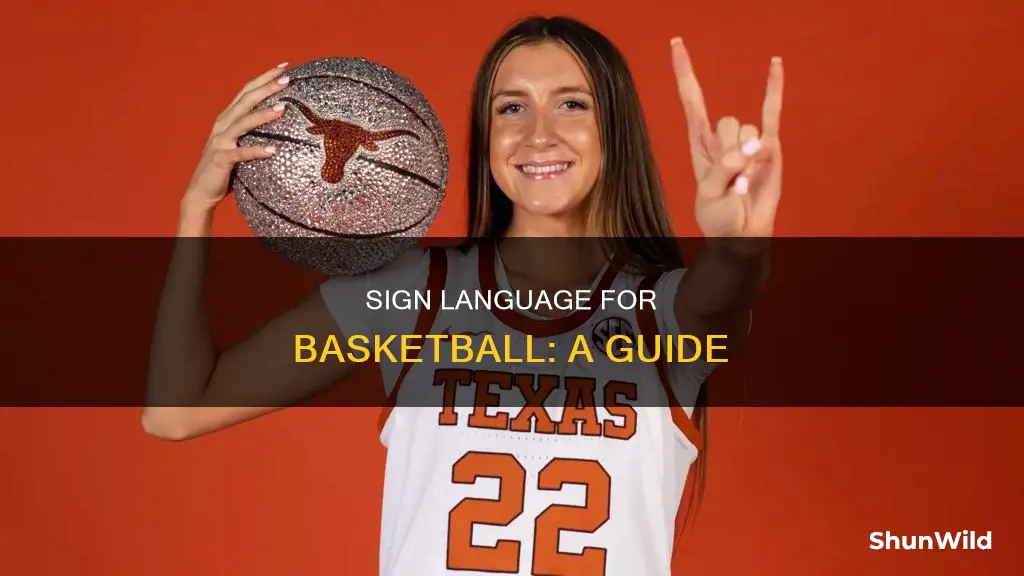 how to do basketball in sign language