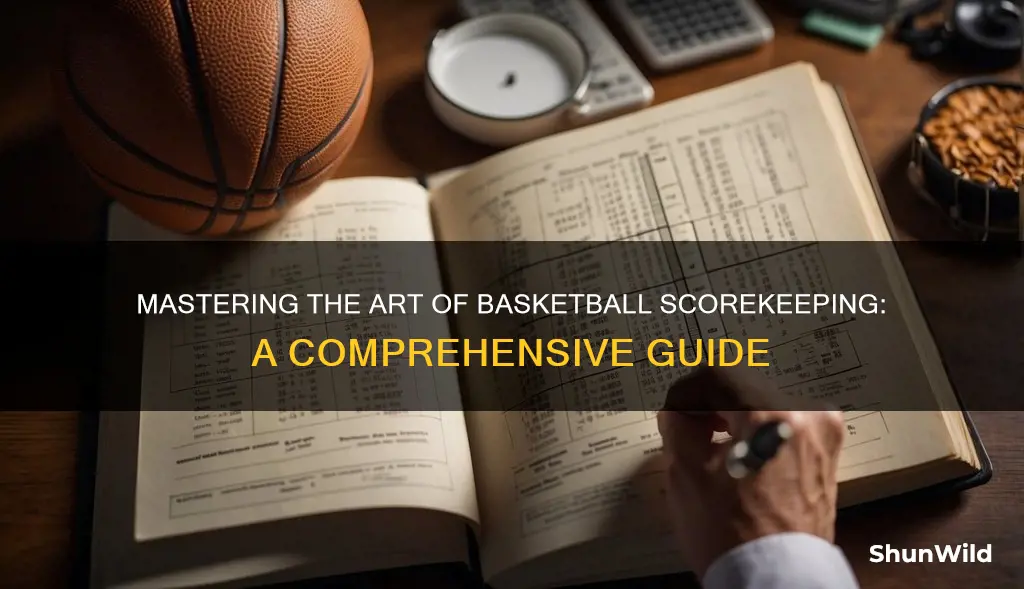 how to do basketball score book