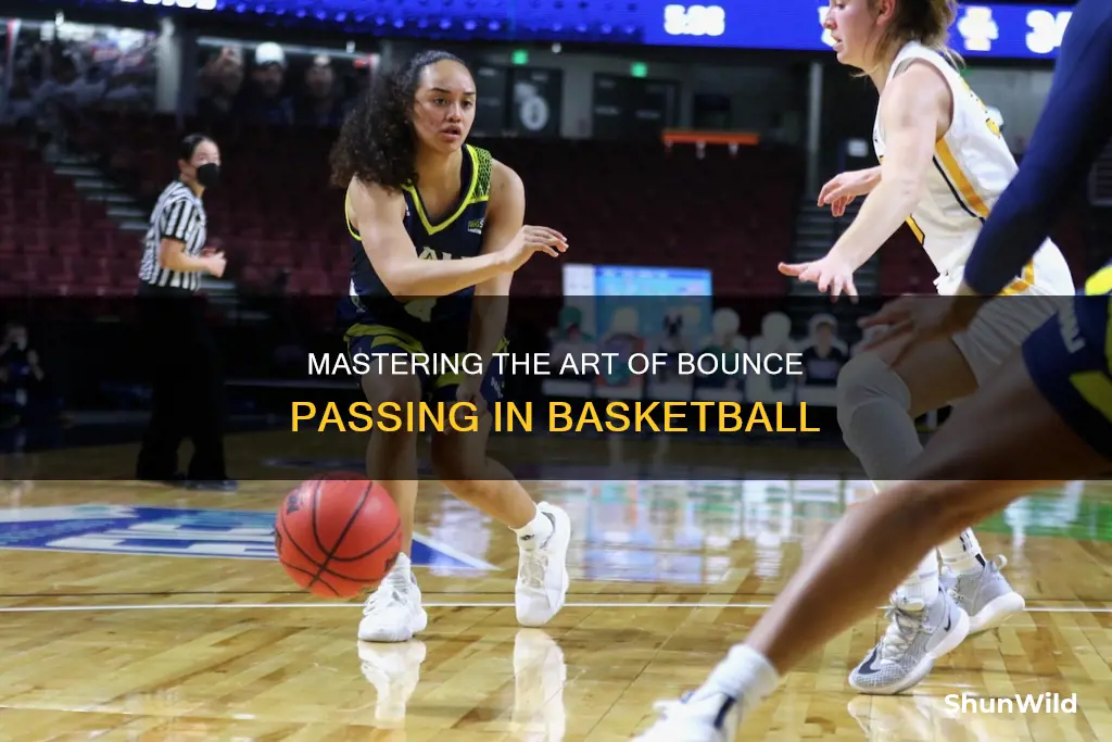 how to do bounce pass in basketball