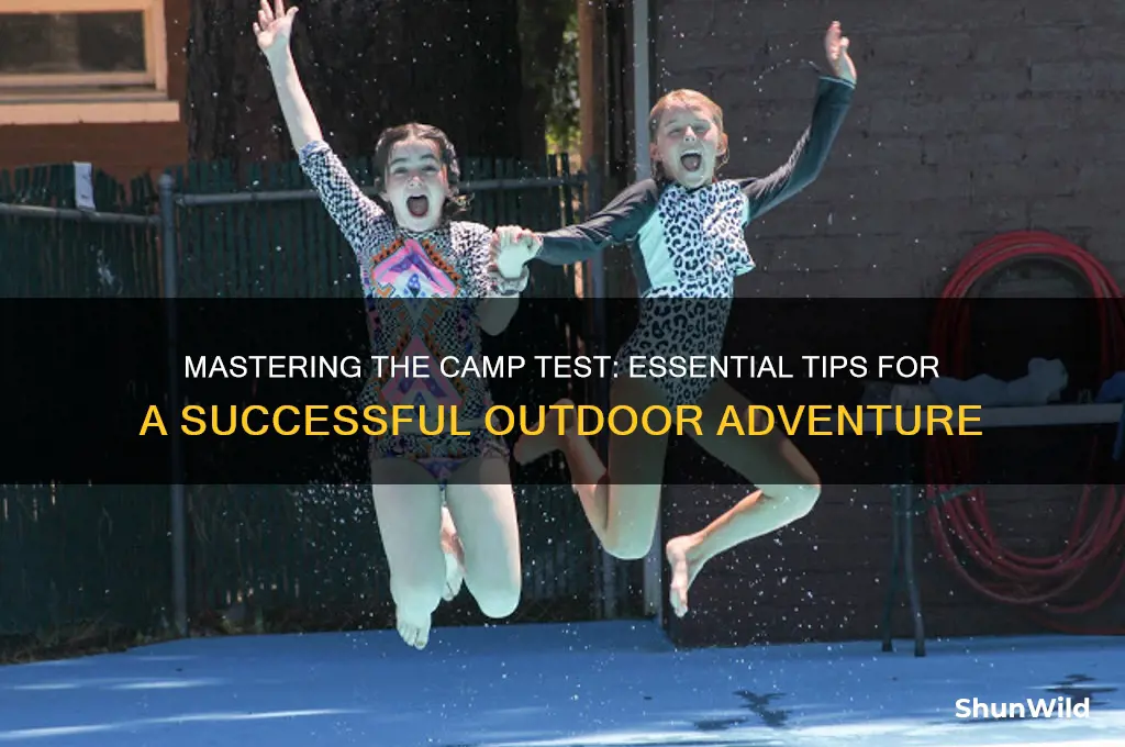 how to do camp test