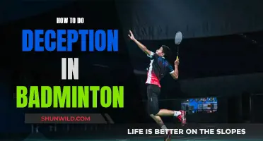 Deceptive Badminton Strategies: Win with Trickery