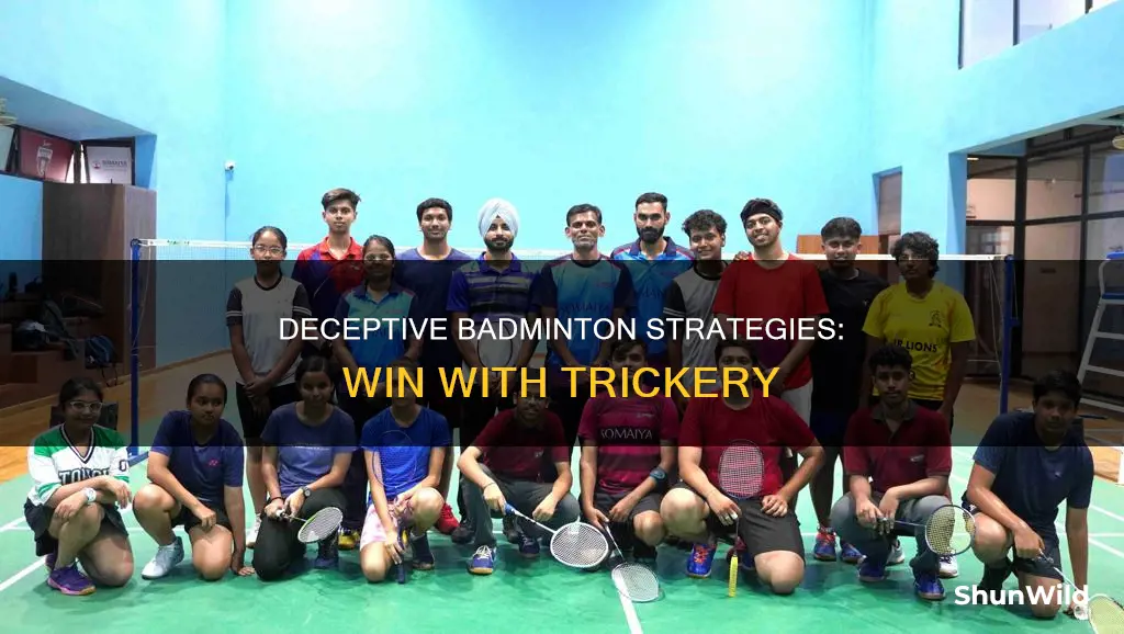 how to do deception in badminton