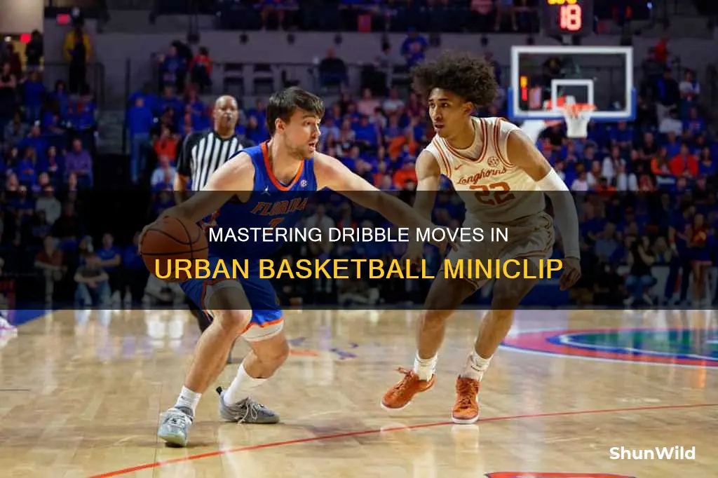 how to do dribble moves in urban basketball miniclip
