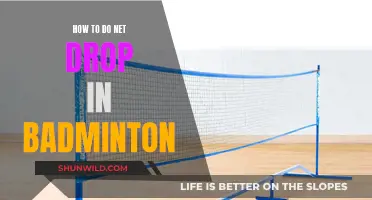 Mastering the Net Drop in Badminton