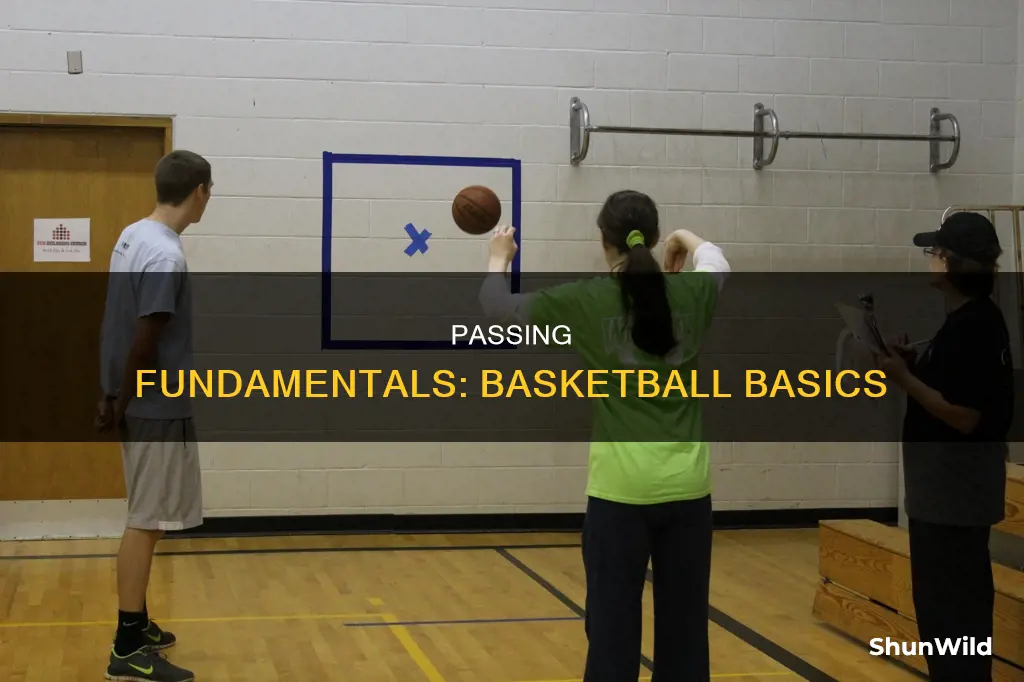 how to do passing in basketball