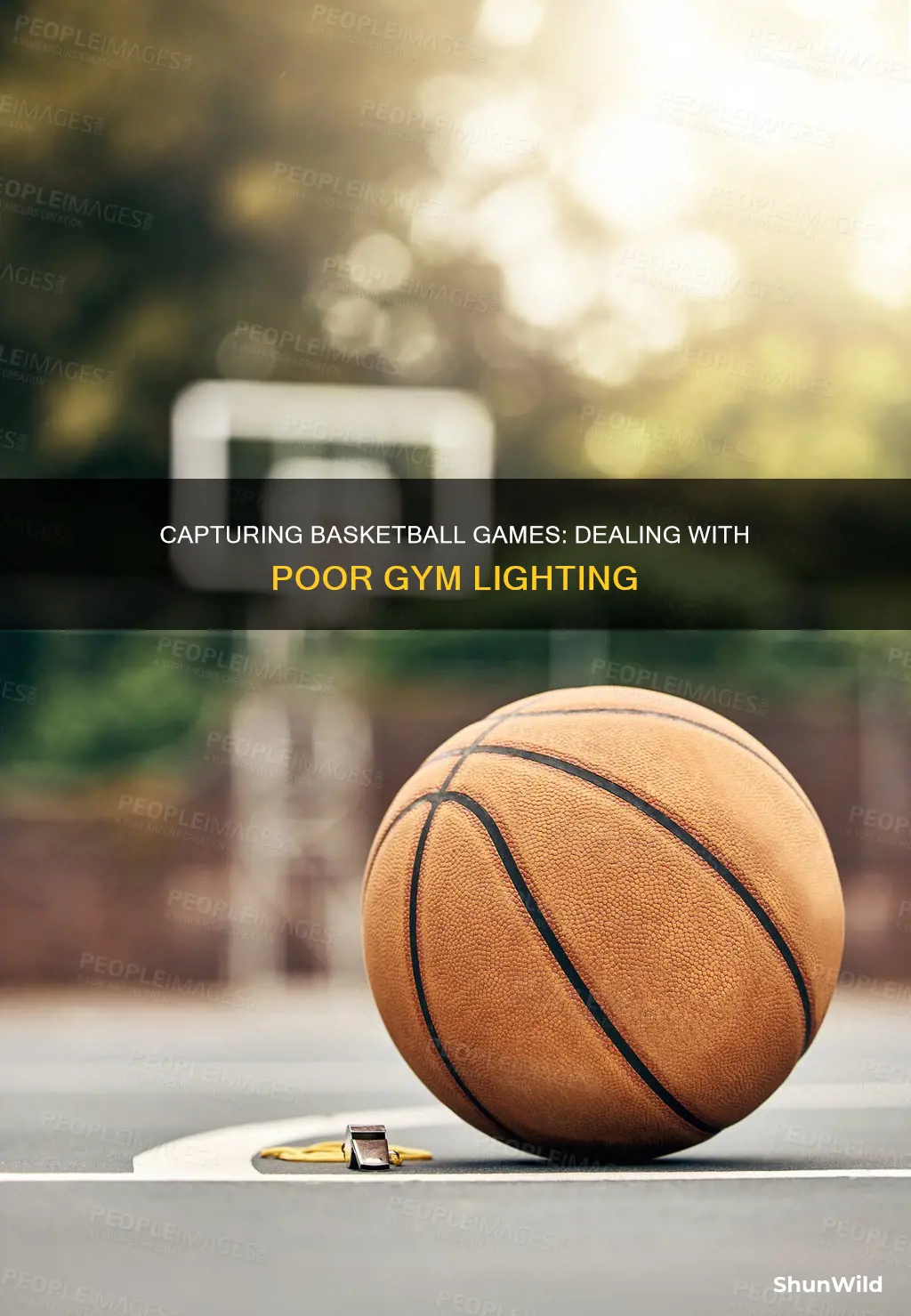 how to do photography in basketball gym lighting