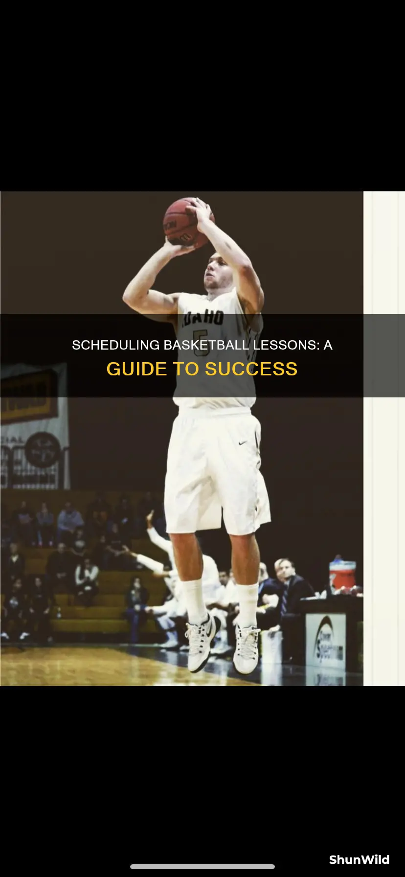 how to do scheduling for basketball lessons