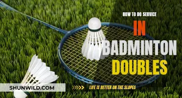 Effective Service Strategies for Badminton Doubles