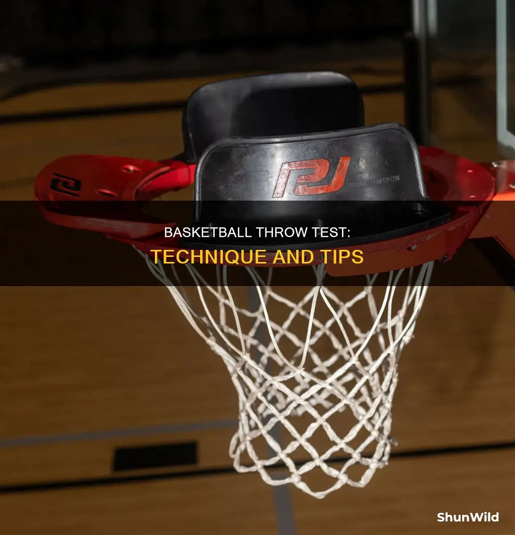 how to do the basketball throw fitness test