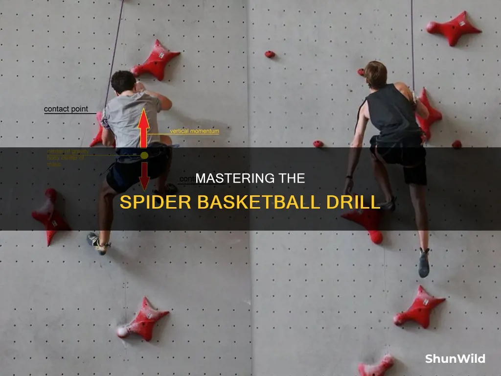 how to do the spider basketball drill