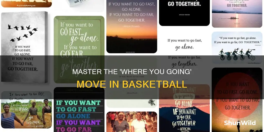how to do the where you going move in basketball