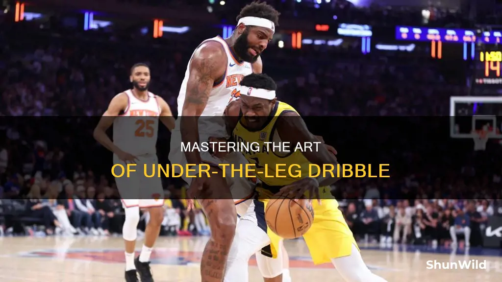how to do under the leg in basketball