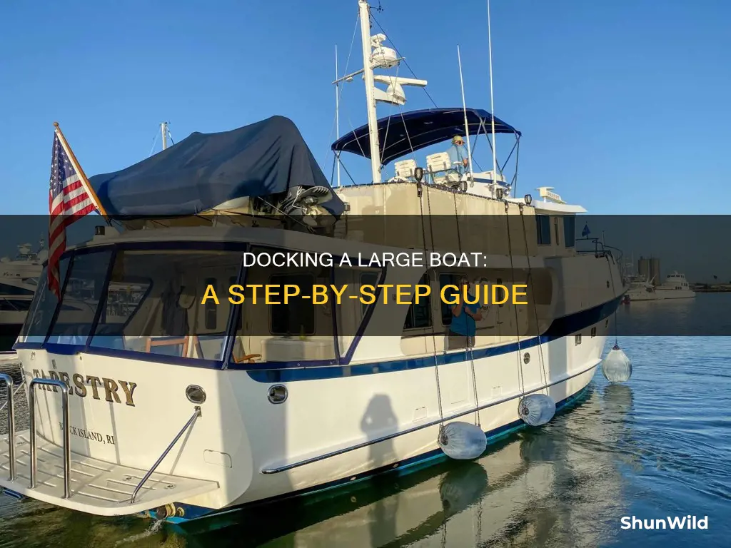 how to dock a 40 foot boat