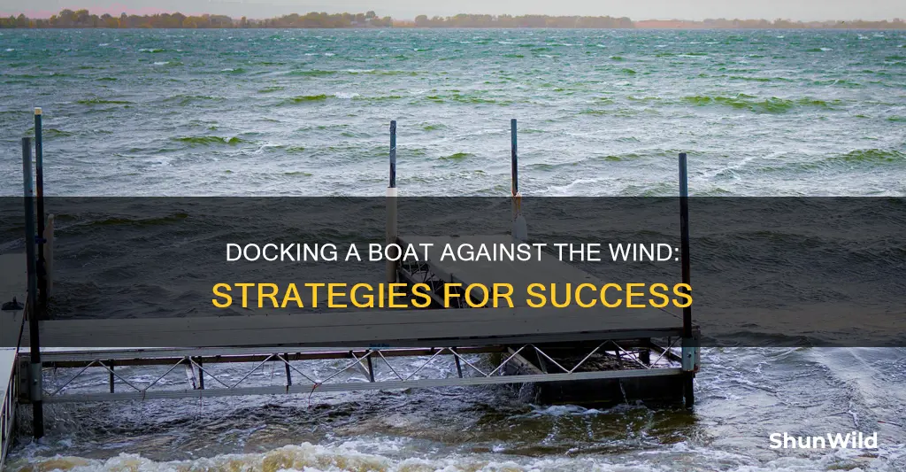 how to dock a boat against the wind