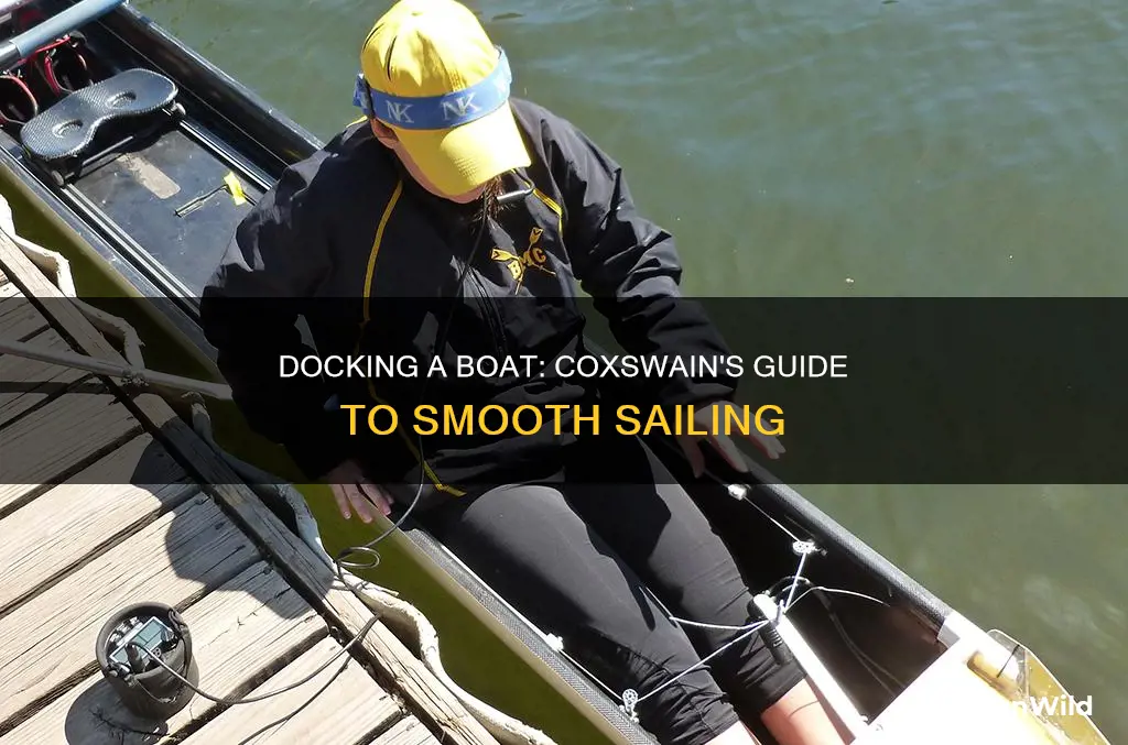 how to dock a boat coxswain