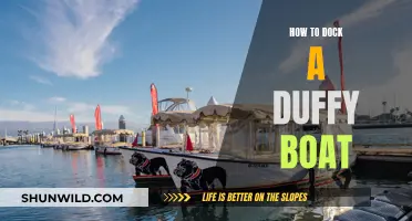 Docking a Duffy Boat: Tips for Beginners