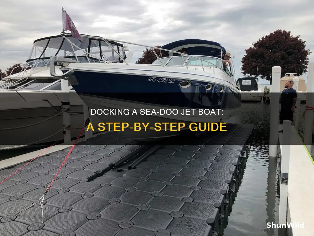 how to dock a sea doo jet boat