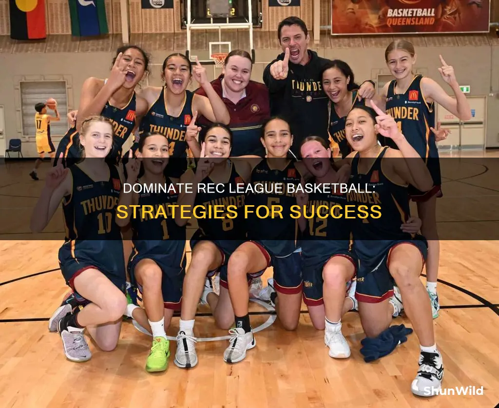 how to dominate rec league basketball