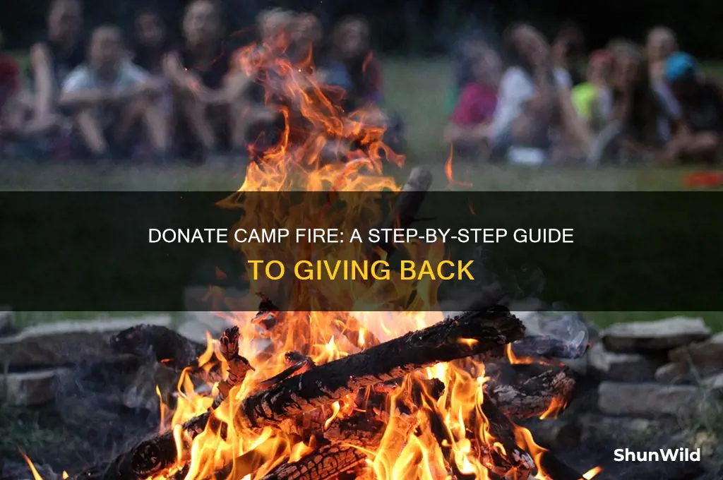 how to donate camp fire