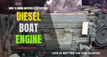 Draining Antifreeze: 671 Detroit Diesel Boat Engine Maintenance Guide