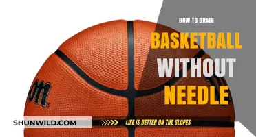 Draining Your Basketball: No Needle, No Problem!