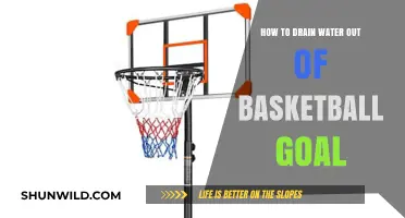Draining Water from Your Basketball Goal: A Guide