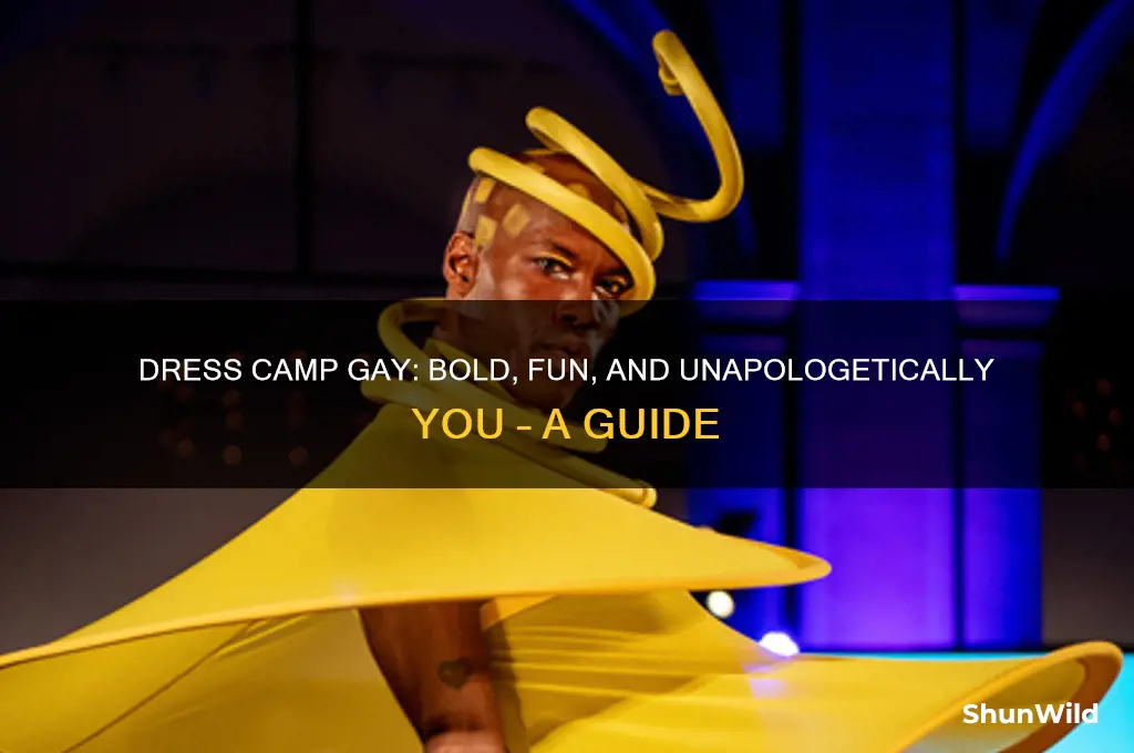 how to dress camp gay