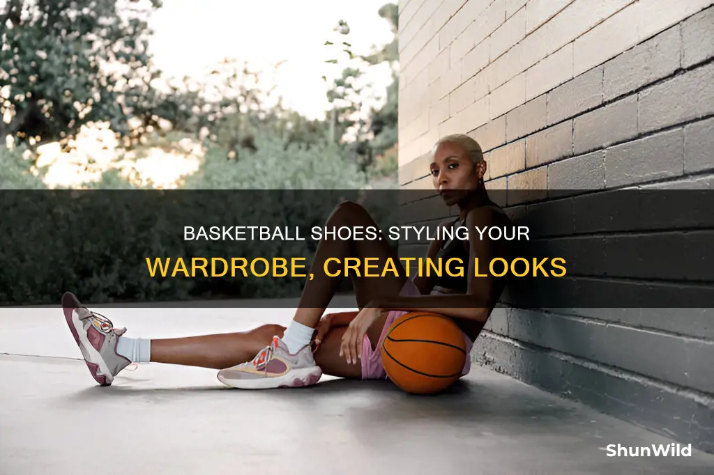 how to dress up with basketball shoes