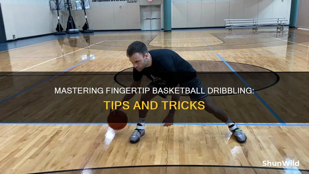 how to dribble a basketball with fingertips