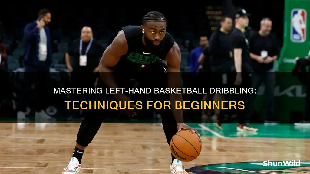 how to dribble a basketball with your left hand