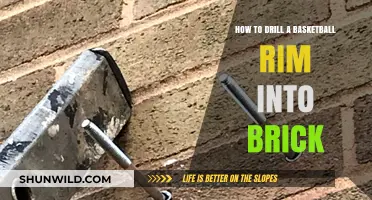 Drilling a Basketball Rim: Brick Installation Guide