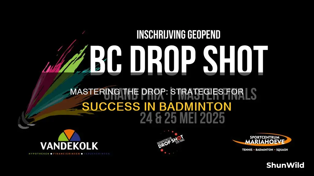 how to drop in badminton