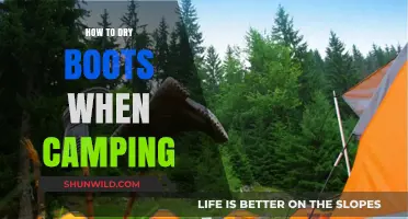 Quick Tips for Drying Wet Boots While Camping in the Wild