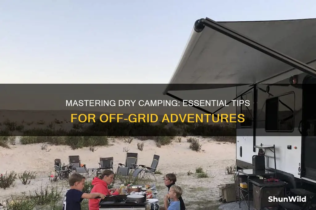 how to dry camp