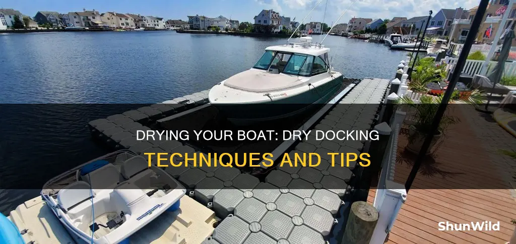 how to dry dock a boat