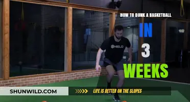 Dunking a Basketball: Secrets to Success in 3 Weeks