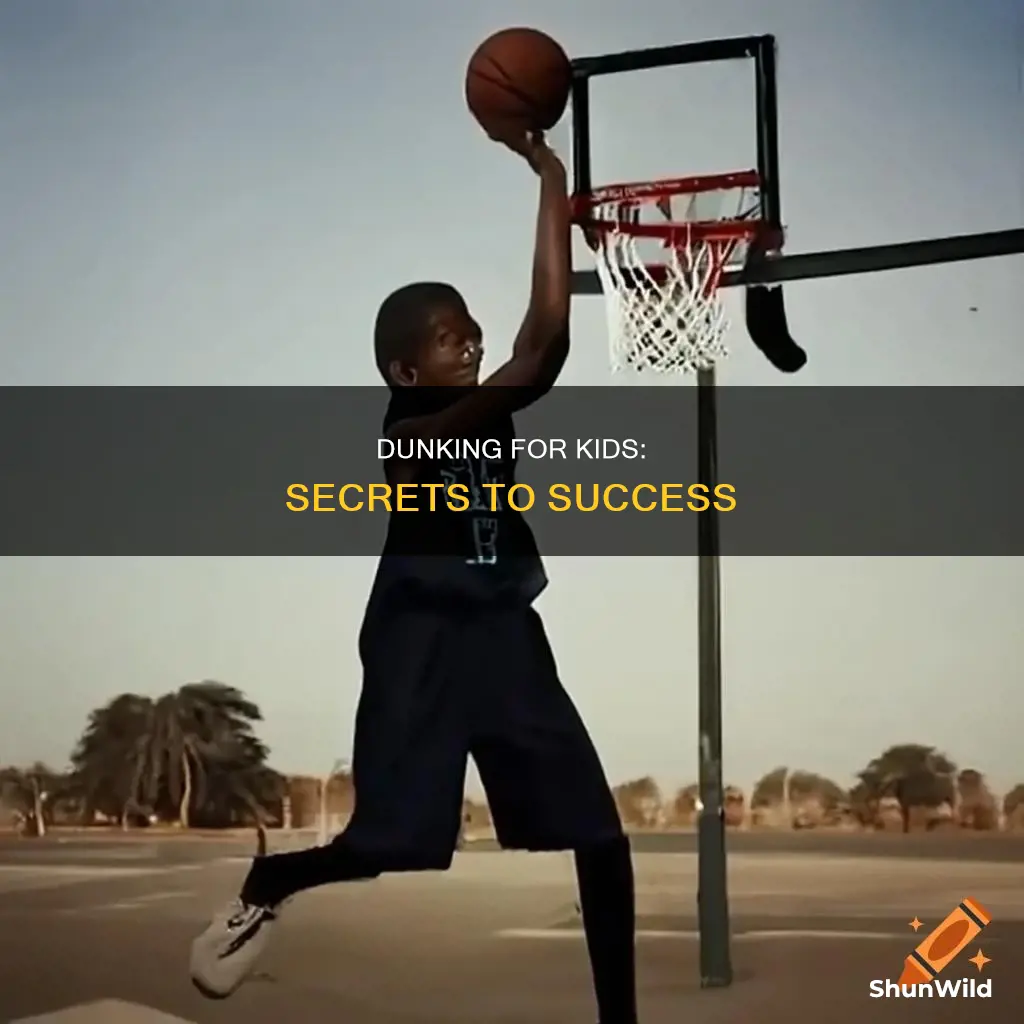 how to dunk a basketball kids