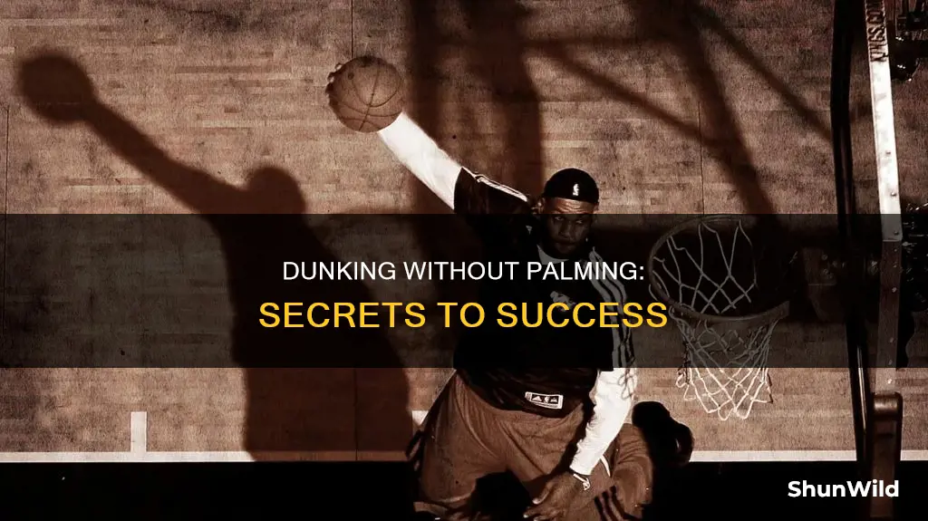 how to dunk a basketball without palming it